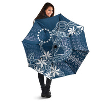 Navy Kuki Airani Tapakau Umbrella Tribal Anchor Mix Tiare LT7 - Polynesian Pride