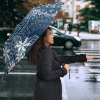 Navy Kuki Airani Tapakau Umbrella Tribal Anchor Mix Tiare LT7 - Polynesian Pride