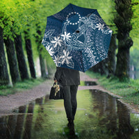 Navy Kuki Airani Tapakau Umbrella Tribal Anchor Mix Tiare LT7 - Polynesian Pride