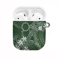 Sage Green Kuki Airani Tapakau AirPods Case Tribal Anchor Mix Tiare LT7 Sage Green - Polynesian Pride