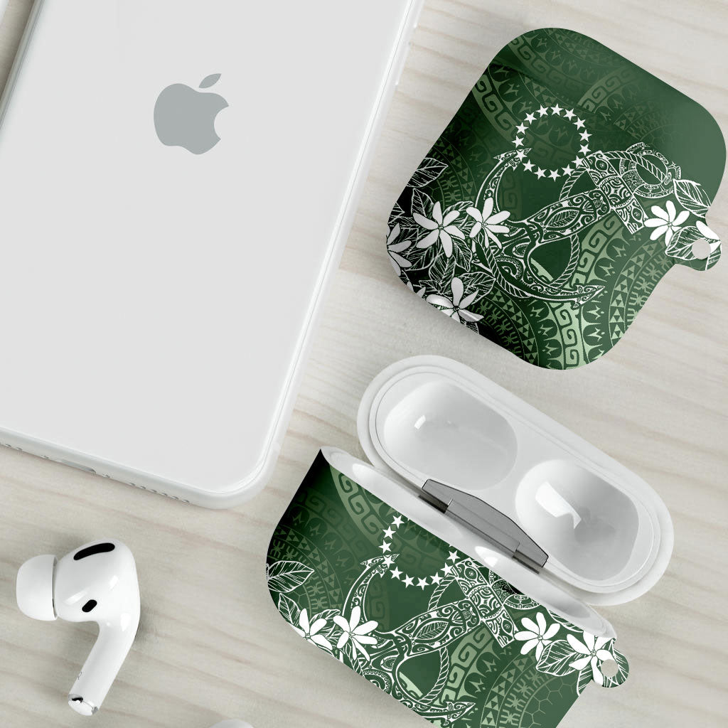 Sage Green Kuki Airani Tapakau AirPods Case Tribal Anchor Mix Tiare LT7 - Polynesian Pride
