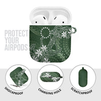 Sage Green Kuki Airani Tapakau AirPods Case Tribal Anchor Mix Tiare LT7 - Polynesian Pride