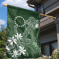 Sage Green Kuki Airani Tapakau Garden Flag Tribal Anchor Mix Tiare LT7 - Polynesian Pride