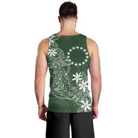 Sage Green Kuki Airani Tapakau Men Tank Top Tribal Anchor Mix Tiare LT7 - Polynesian Pride