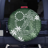 Sage Green Kuki Airani Tapakau Spare Tire Cover Tribal Anchor Mix Tiare LT7 No hole Sage Green - Polynesian Pride