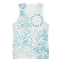 Turquoise Kuki Airani Tapakau Basketball Jersey Tribal Anchor Mix Tiare LT7 - Polynesian Pride