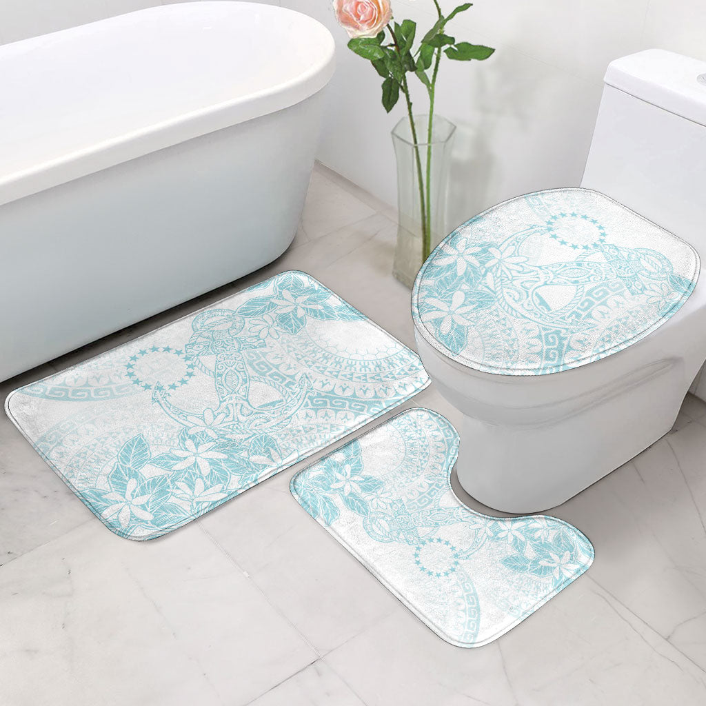 Turquoise Kuki Airani Tapakau Bathroom Set Tribal Anchor Mix Tiare LT7 - Polynesian Pride