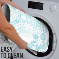 Turquoise Kuki Airani Tapakau Bathroom Set Tribal Anchor Mix Tiare LT7 - Polynesian Pride