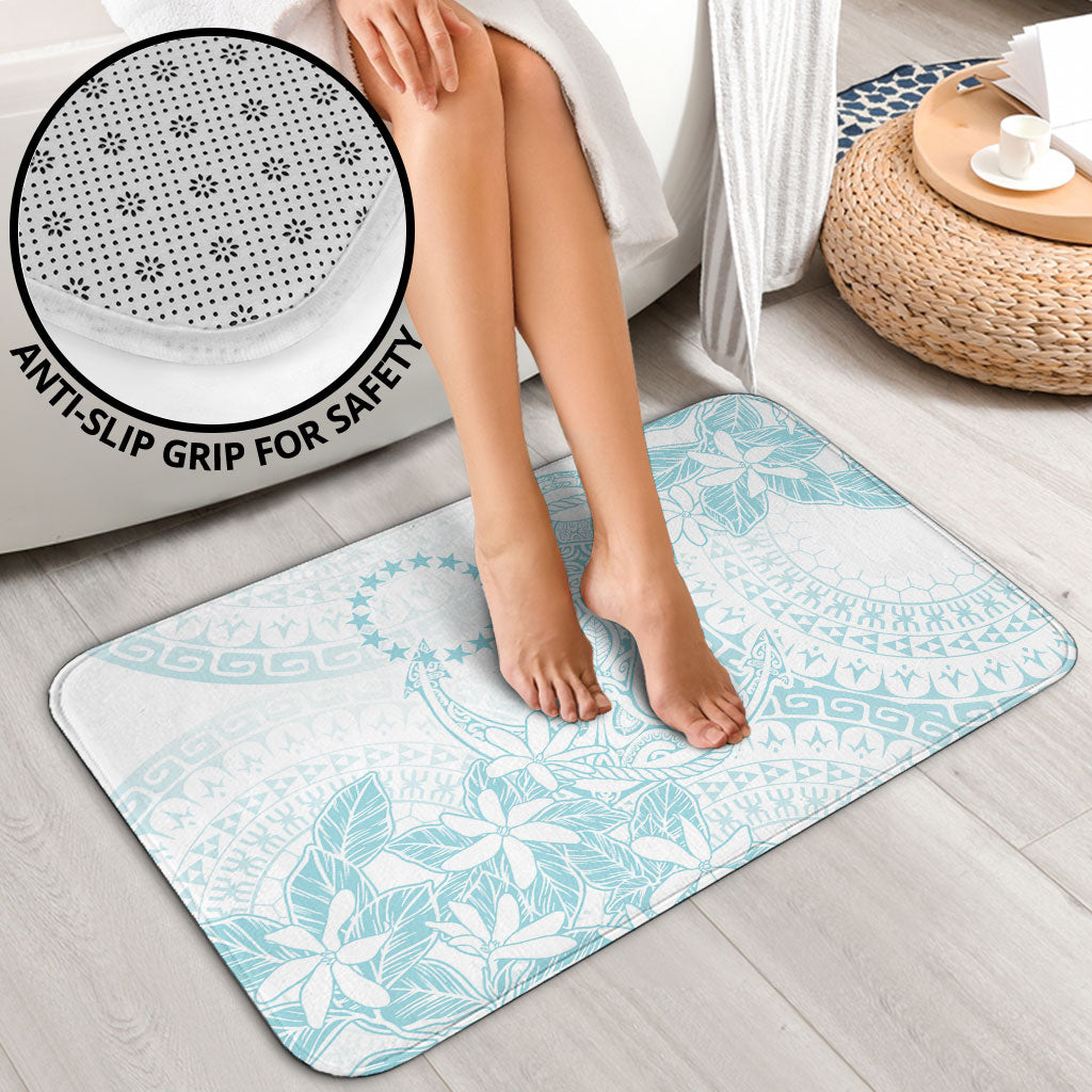 Turquoise Kuki Airani Tapakau Bathroom Set Tribal Anchor Mix Tiare LT7 - Polynesian Pride