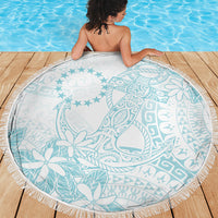 Turquoise Kuki Airani Tapakau Beach Blanket Tribal Anchor Mix Tiare LT7 - Polynesian Pride