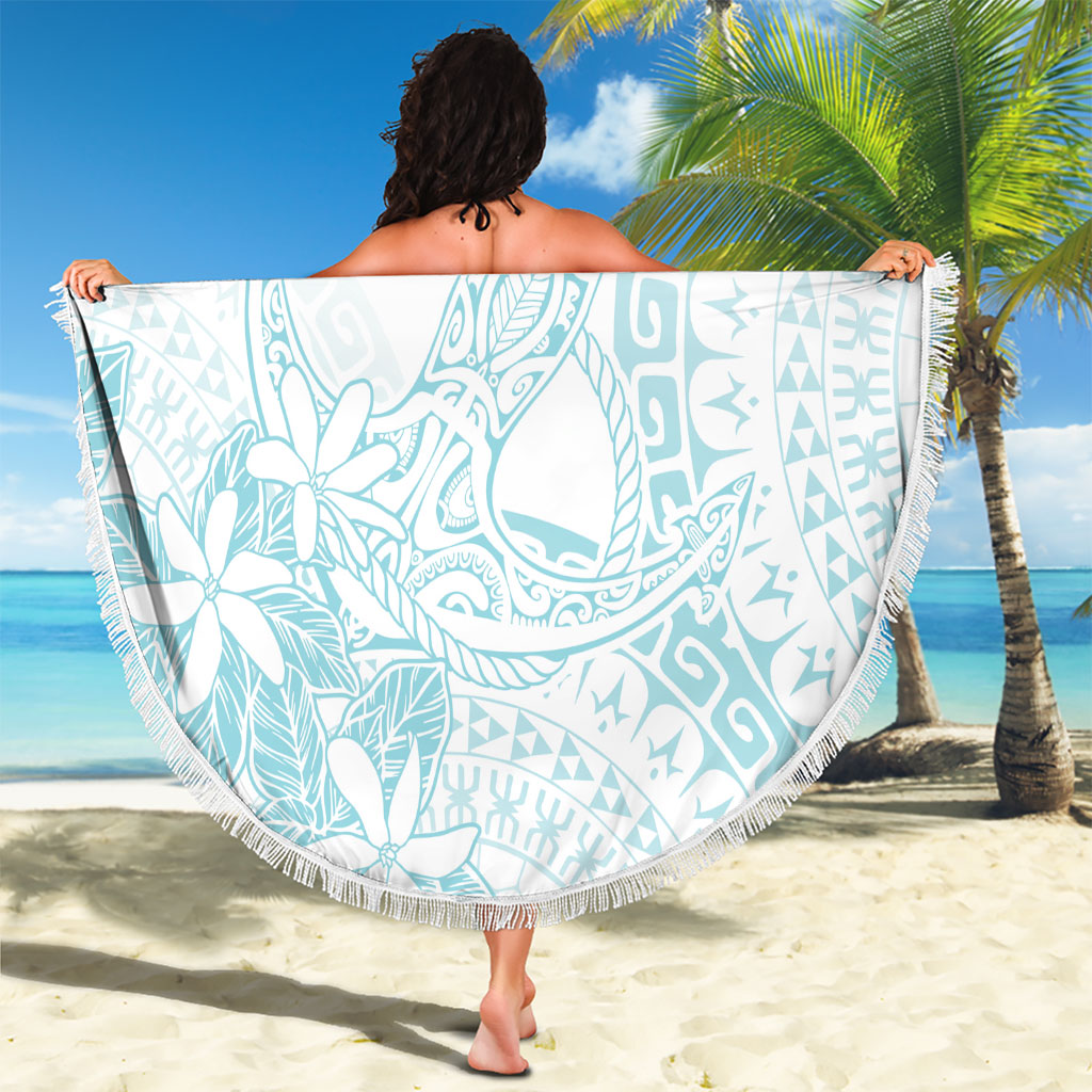 Turquoise Kuki Airani Tapakau Beach Blanket Tribal Anchor Mix Tiare LT7 - Polynesian Pride