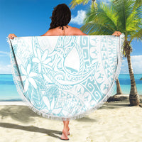Turquoise Kuki Airani Tapakau Beach Blanket Tribal Anchor Mix Tiare LT7 - Polynesian Pride
