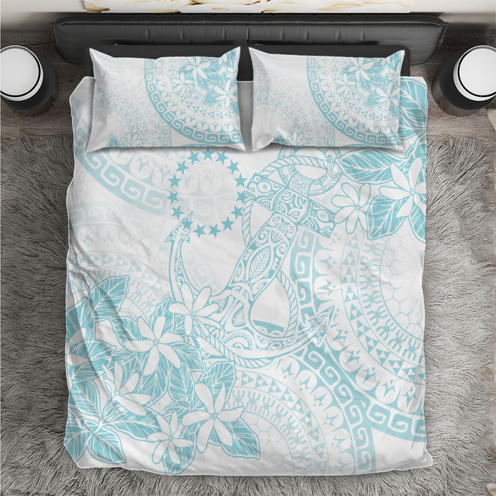 Turquoise Kuki Airani Tapakau Bedding Set Tribal Anchor Mix Tiare