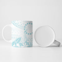 Turquoise Kuki Airani Tapakau Ceramic Mug Tribal Anchor Mix Tiare LT7 - Polynesian Pride