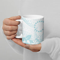 Turquoise Kuki Airani Tapakau Ceramic Mug Tribal Anchor Mix Tiare LT7 - Polynesian Pride