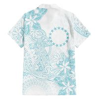 Turquoise Kuki Airani Tapakau Family Matching Puletasi and Hawaiian Shirt Tribal Anchor Mix Tiare LT7 - Polynesian Pride