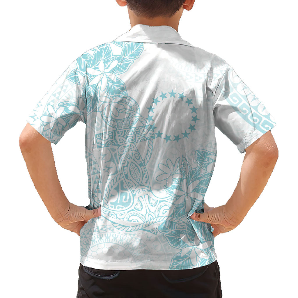 Turquoise Kuki Airani Tapakau Hawaiian Shirt Tribal Anchor Mix Tiare LT7 - Polynesian Pride