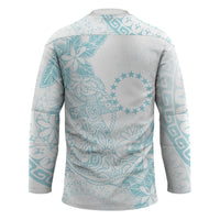 Turquoise Kuki Airani Tapakau Hockey Jersey Tribal Anchor Mix Tiare LT7 - Polynesian Pride