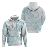 Turquoise Kuki Airani Tapakau Hoodie Tribal Anchor Mix Tiare LT7 - Polynesian Pride