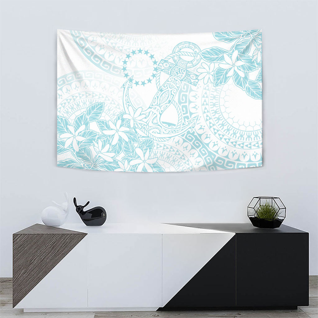 Turquoise Kuki Airani Tapakau Tapestry Tribal Anchor Mix Tiare