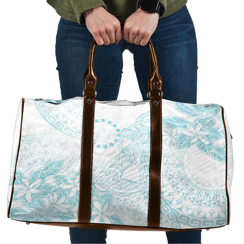 Turquoise Kuki Airani Tapakau Travel Bag Tribal Anchor Mix Tiare LT7 Turquoise - Polynesian Pride