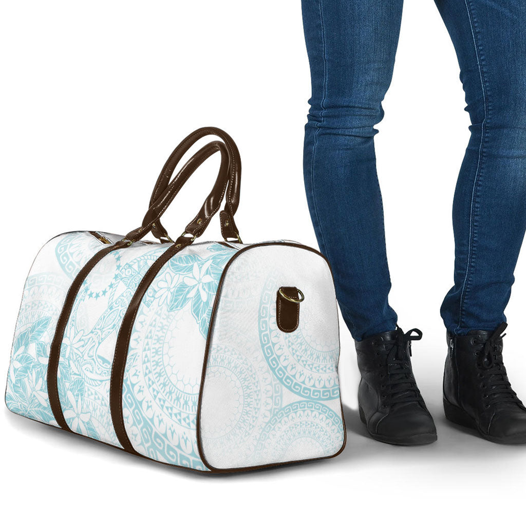 Turquoise Kuki Airani Tapakau Travel Bag Tribal Anchor Mix Tiare LT7 - Polynesian Pride