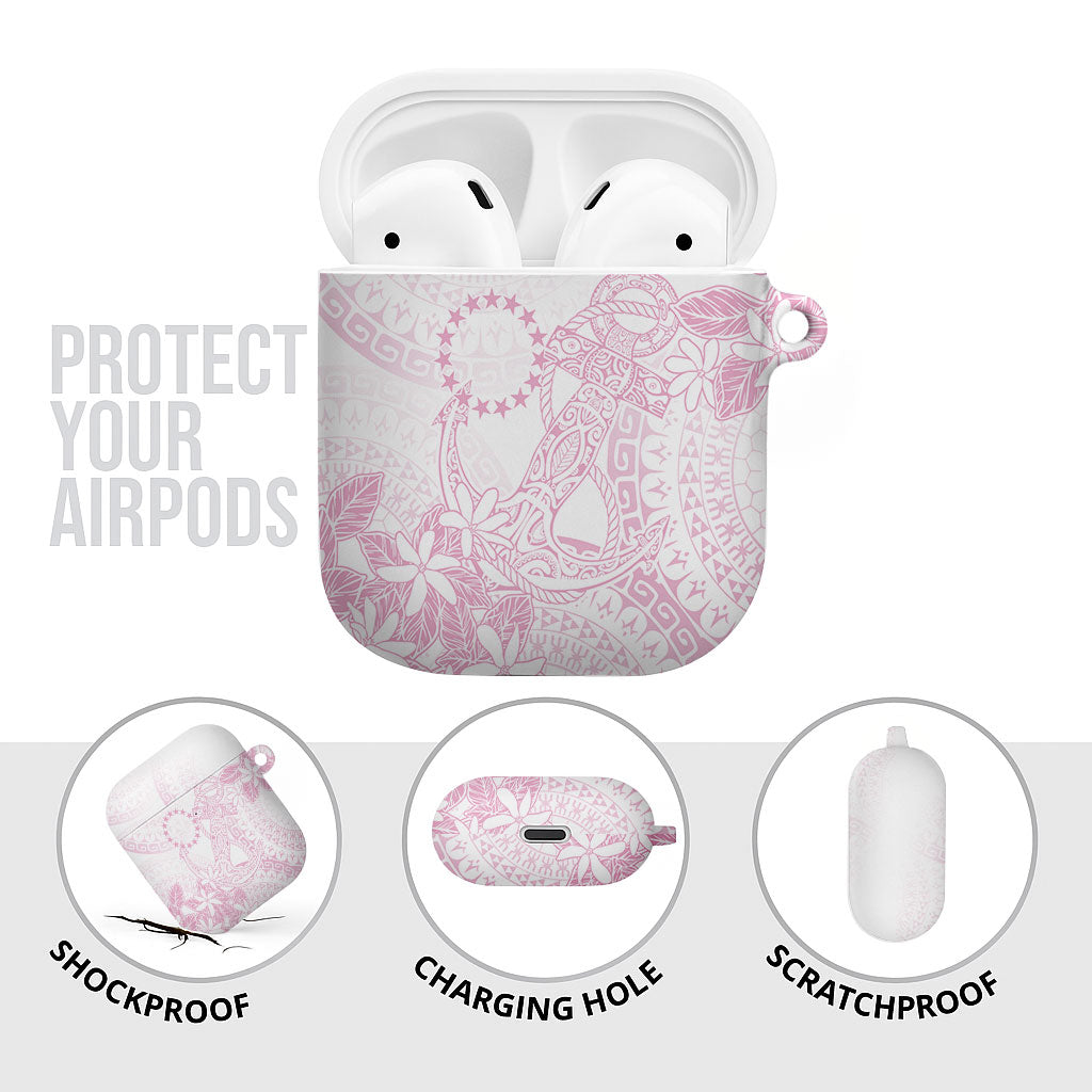 Candy Pink Kuki Airani Tapakau AirPods Case Tribal Anchor Mix Tiare