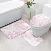 Candy Pink Kuki Airani Tapakau Bathroom Set Tribal Anchor Mix Tiare
