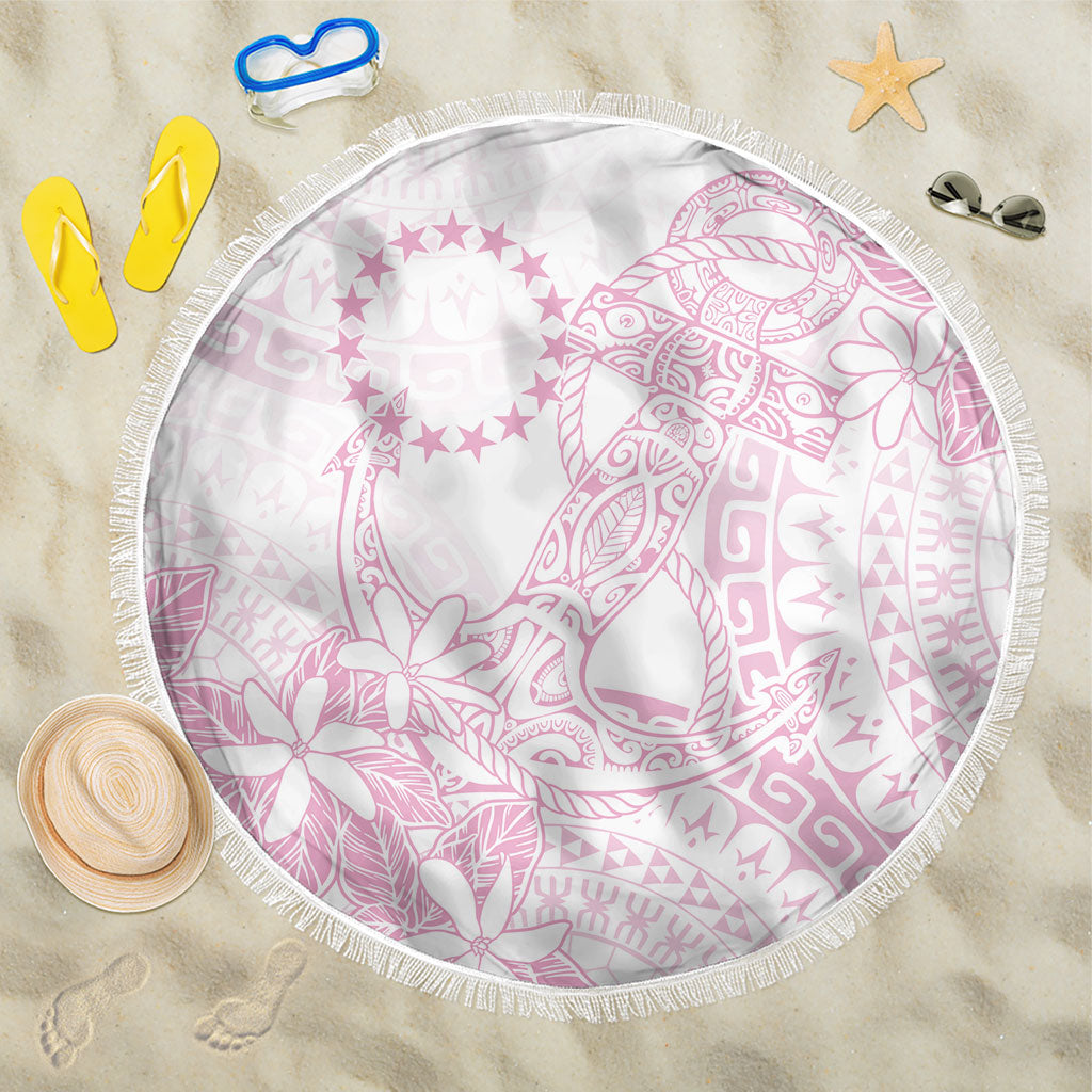 Candy Pink Kuki Airani Tapakau Beach Blanket Tribal Anchor Mix Tiare