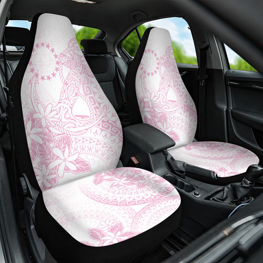 Candy Pink Kuki Airani Tapakau Car Seat Cover Tribal Anchor Mix Tiare LT7 One Size Candy Pink - Polynesian Pride
