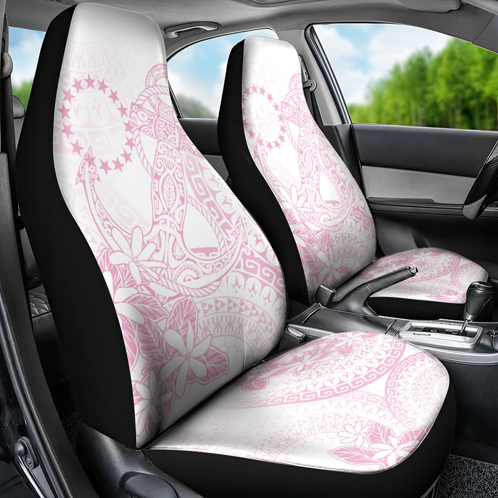 Candy Pink Kuki Airani Tapakau Car Seat Cover Tribal Anchor Mix Tiare LT7 - Polynesian Pride