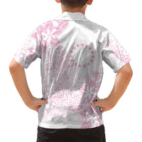 Candy Pink Kuki Airani Tapakau Family Matching Mermaid Dress and Hawaiian Shirt Tribal Anchor Mix Tiare LT7 - Polynesian Pride