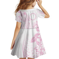 Candy Pink Kuki Airani Tapakau Family Matching Mermaid Dress and Hawaiian Shirt Tribal Anchor Mix Tiare LT7 - Polynesian Pride