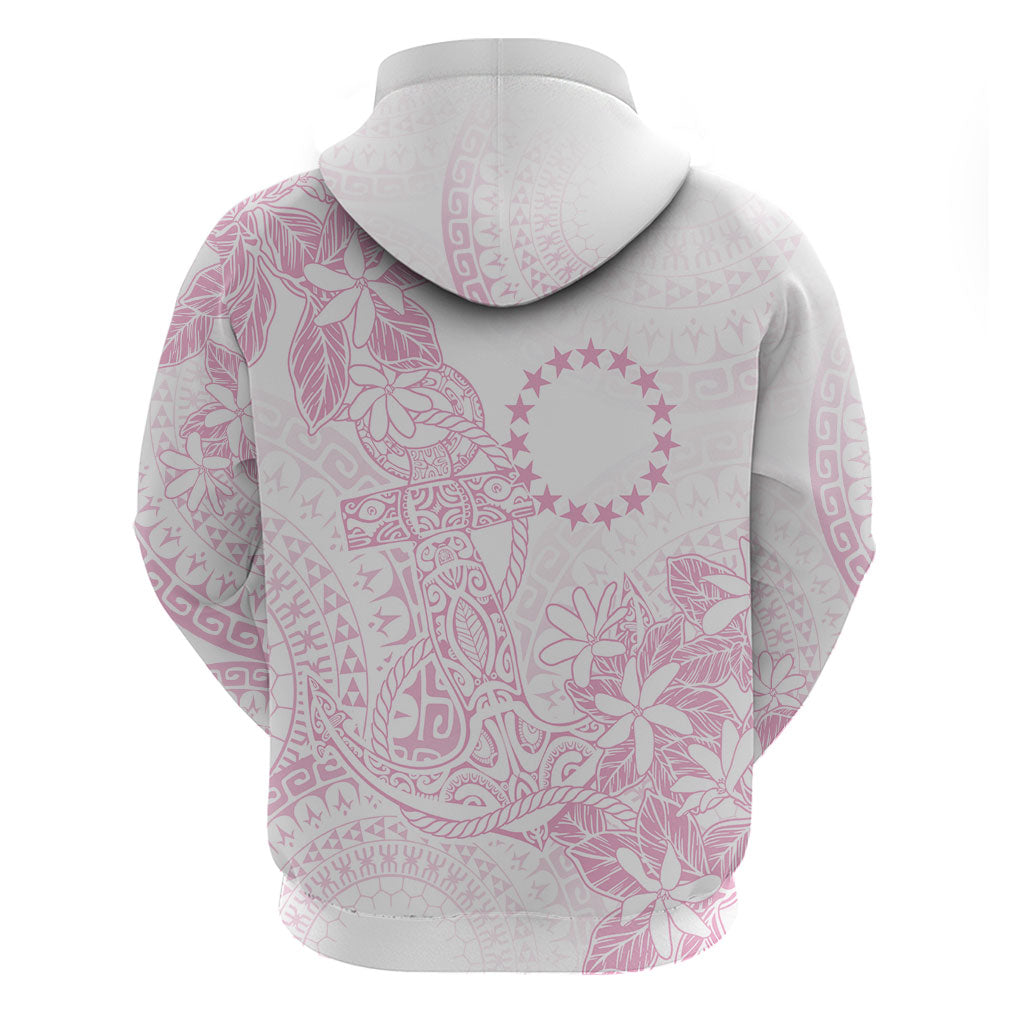 Candy Pink Kuki Airani Tapakau Hoodie Tribal Anchor Mix Tiare LT7 - Polynesian Pride