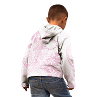 Candy Pink Kuki Airani Tapakau Kid Hoodie Tribal Anchor Mix Tiare LT7 - Polynesian Pride