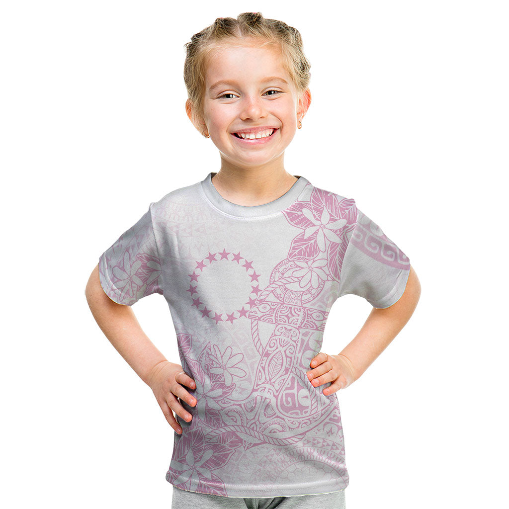 Candy Pink Kuki Airani Tapakau Kid T Shirt Tribal Anchor Mix Tiare LT7 Candy Pink - Polynesian Pride