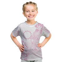 Candy Pink Kuki Airani Tapakau Kid T Shirt Tribal Anchor Mix Tiare LT7 Candy Pink - Polynesian Pride