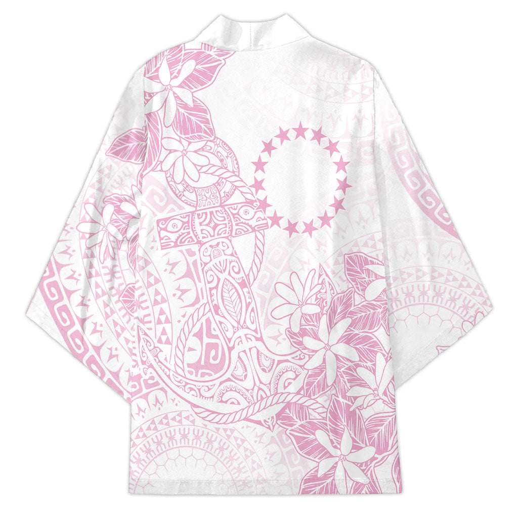 Candy Pink Kuki Airani Tapakau Kimono Tribal Anchor Mix Tiare LT7 - Polynesian Pride