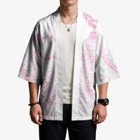 Candy Pink Kuki Airani Tapakau Kimono Tribal Anchor Mix Tiare LT7 - Polynesian Pride