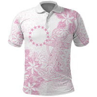Candy Pink Kuki Airani Tapakau Polo Shirt Tribal Anchor Mix Tiare LT7 Candy Pink - Polynesian Pride