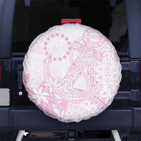 Candy Pink Kuki Airani Tapakau Spare Tire Cover Tribal Anchor Mix Tiare LT7 No hole Candy Pink - Polynesian Pride