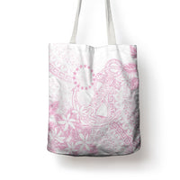 Candy Pink Kuki Airani Tapakau Tote Bag Tribal Anchor Mix Tiare