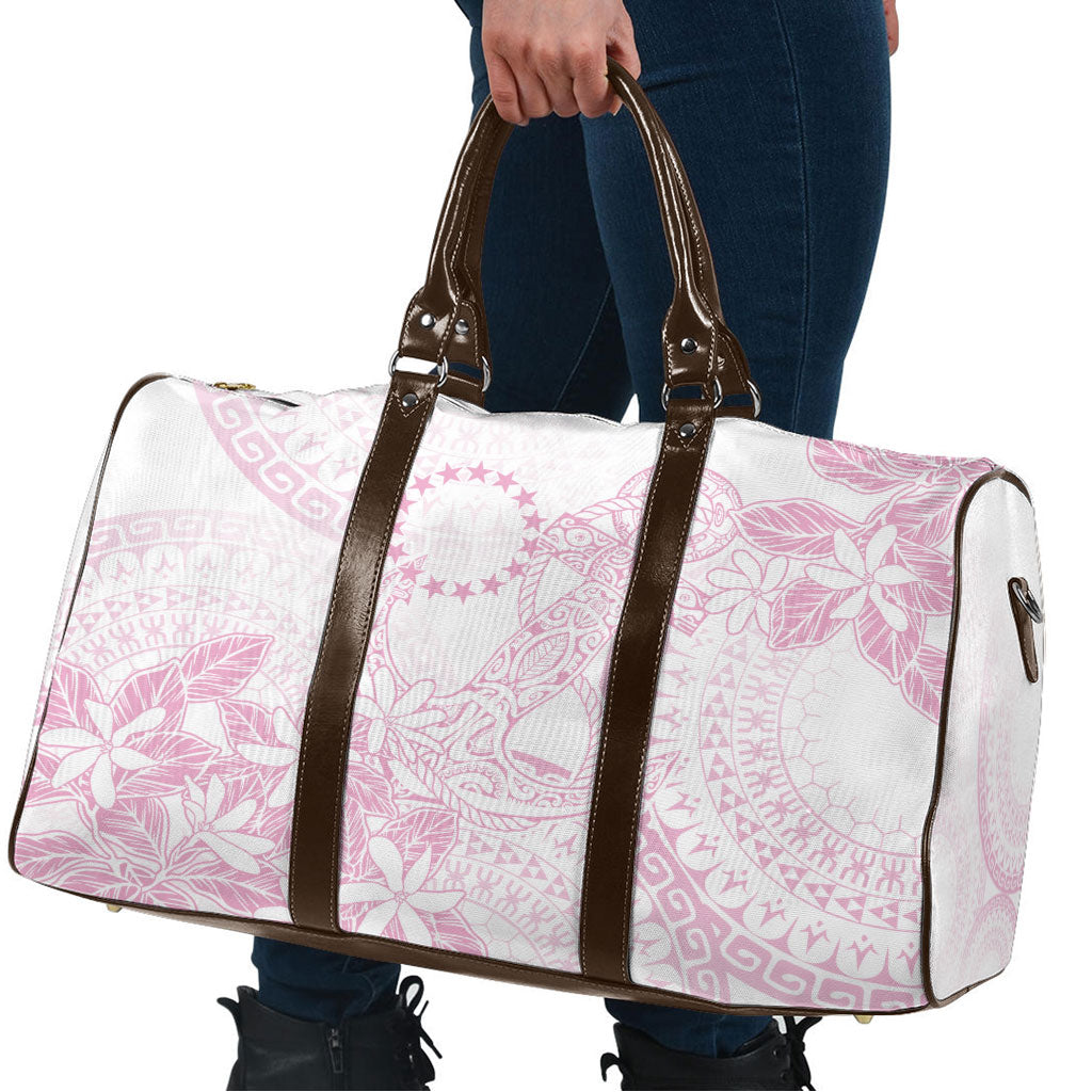 Candy Pink Kuki Airani Tapakau Travel Bag Tribal Anchor Mix Tiare LT7 - Polynesian Pride