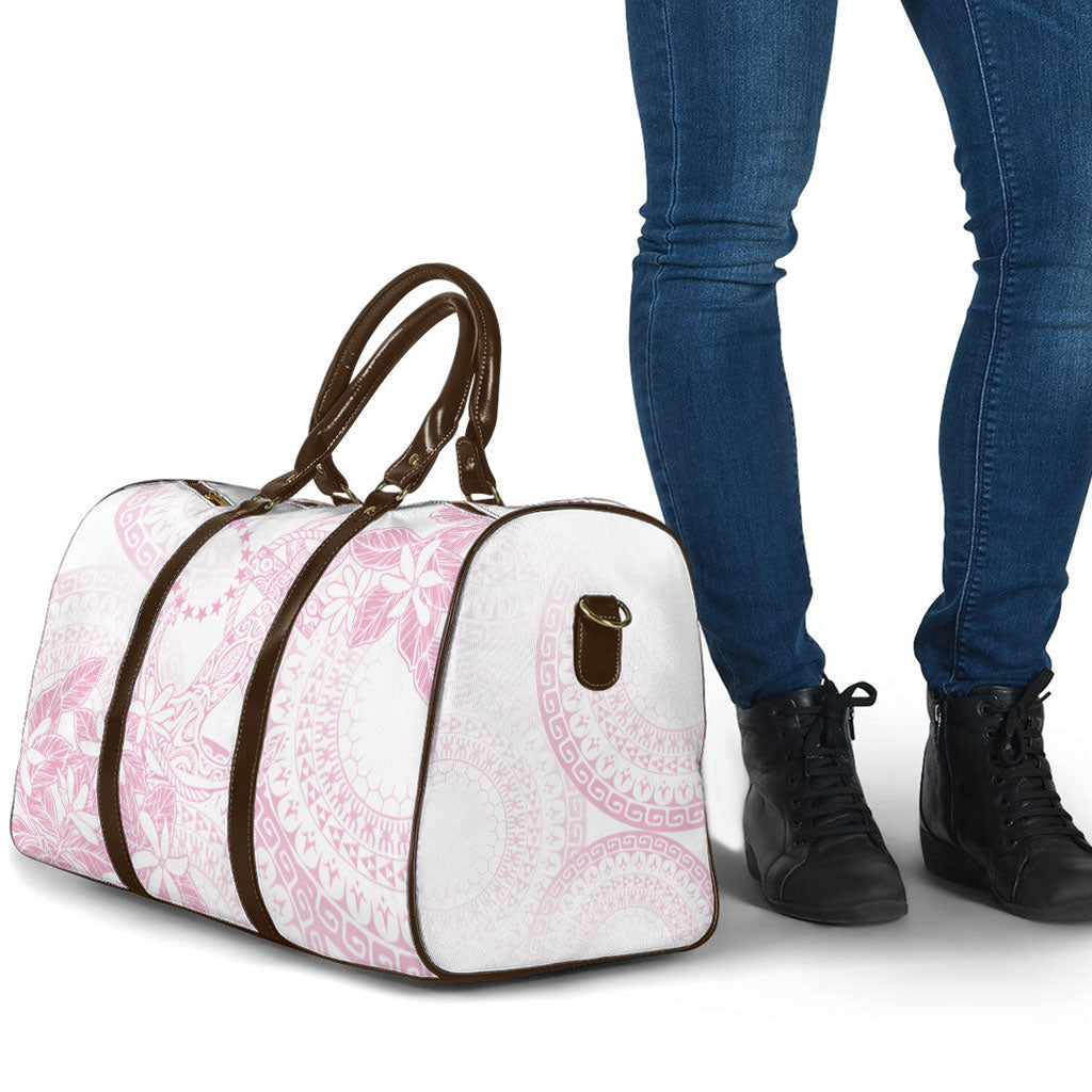 Candy Pink Kuki Airani Tapakau Travel Bag Tribal Anchor Mix Tiare LT7 - Polynesian Pride