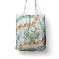 Hawaii Kaho'olawe Island Flowers Lei Tote Bag Silver Hinahina Kū Kahakai