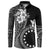Kia Orana Cook Islands Button Sweatshirt Tiare and Stars