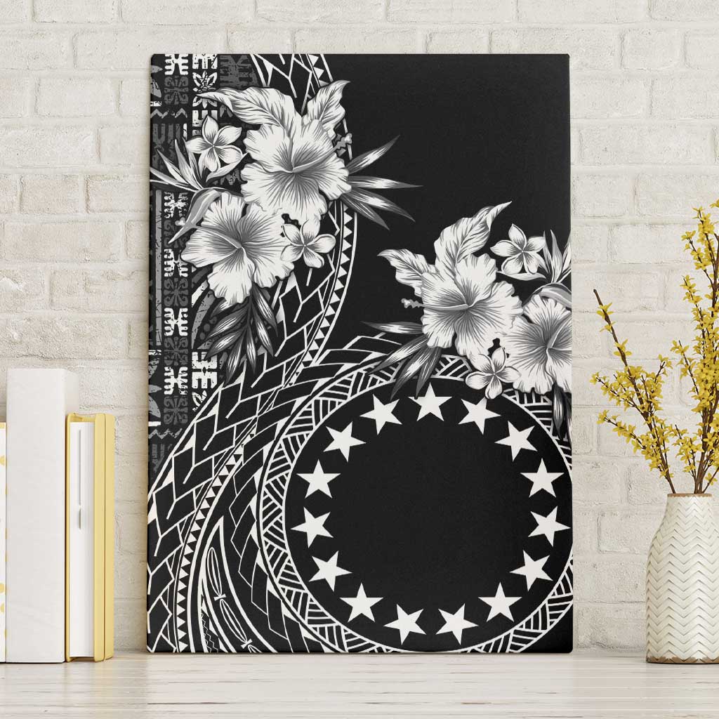 Kia Orana Cook Islands Canvas Wall Art Tiare and Stars