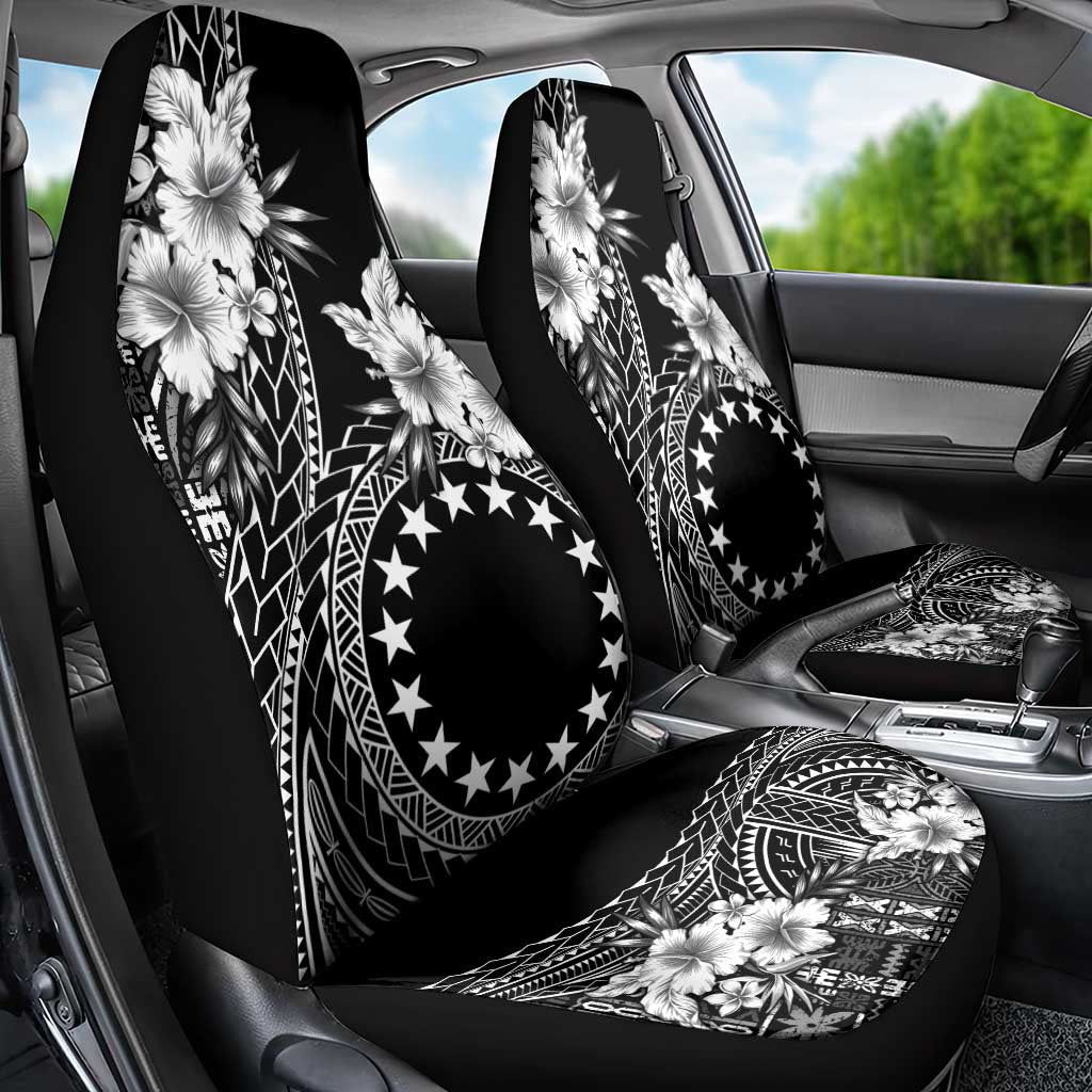 Kia Orana Cook Islands Car Seat Cover Tiare and Stars LT7 - Polynesian Pride