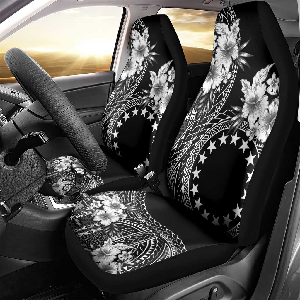 Kia Orana Cook Islands Car Seat Cover Tiare and Stars LT7 - Polynesian Pride