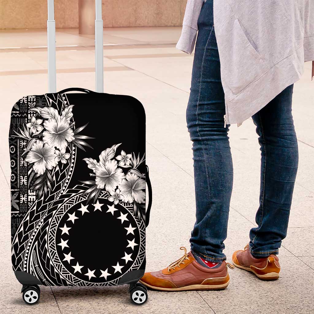 Kia Orana Cook Islands Luggage Cover Tiare and Stars